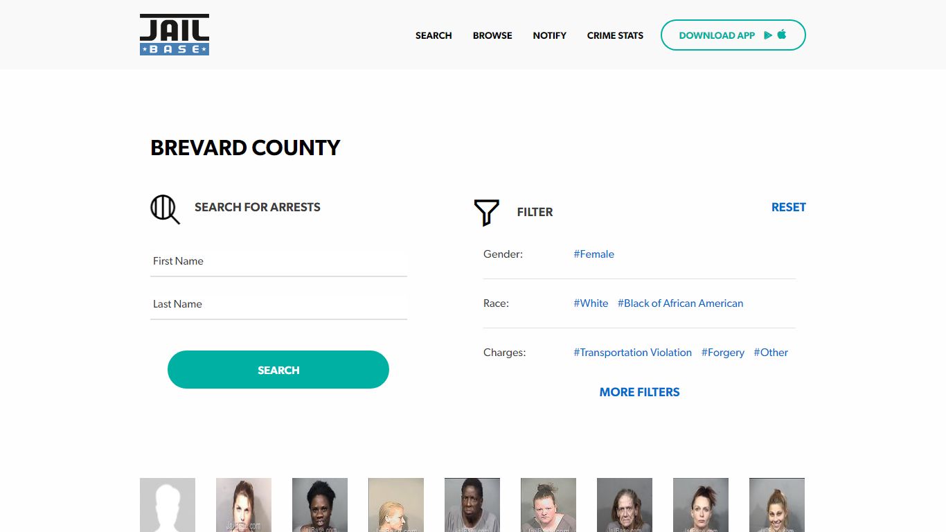 Brevard County Jail Inmate Search and Mugshots - JailBase